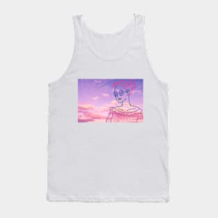 Me in Sunset Tank Top